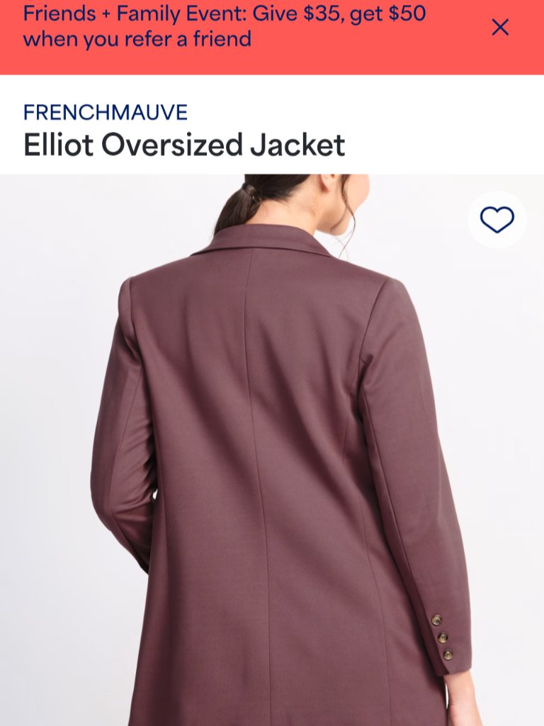 Frenchmauve Elliot Oversized Jacket — image 5 of 5